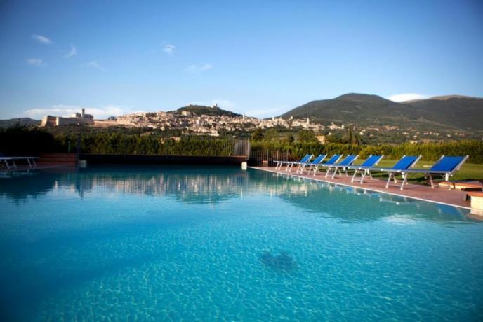 Piscina all'aperto Panorama Fantastico Assisi 