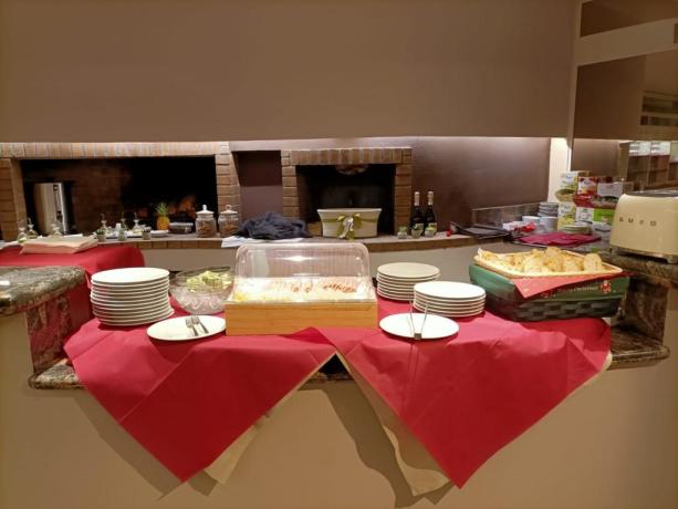 Buffet Colazione ottima Hotel Assisi 3 Stelle 