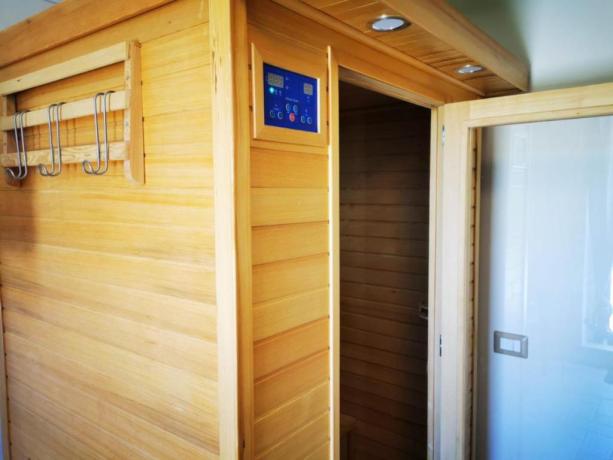 Sauna privata in suite Montecastrilli Umbria  
