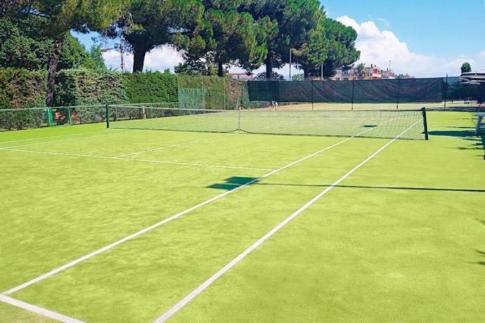 Campo sportivo in Hotel vicino al mare 