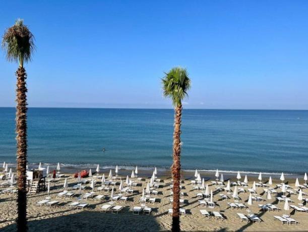 direttamente sul Mare, Spiaggia di Sabbia fine 