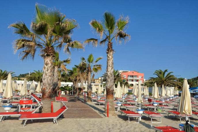 Spiaggia Privata Hotel Grottammare 