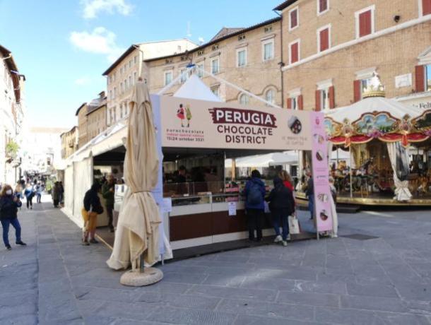 Centro storico Perugia cioccolato da tutta Europa 