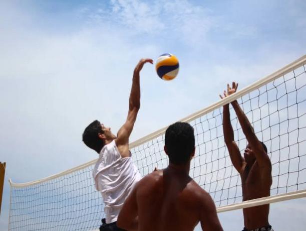 Campo da Beach Volley in Hotel 