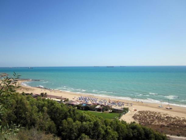 Spiaggia Privata a breve distanza dal Resort 