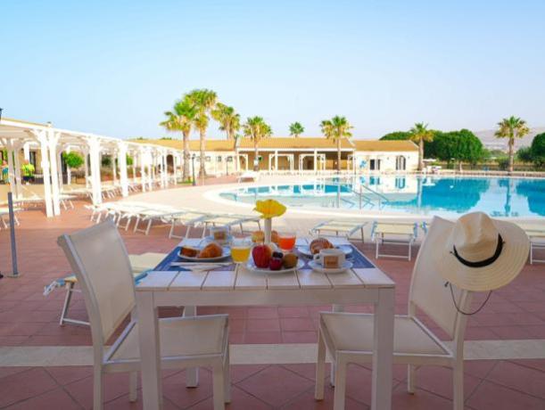 Prima Colazione direttamente in Piscina 