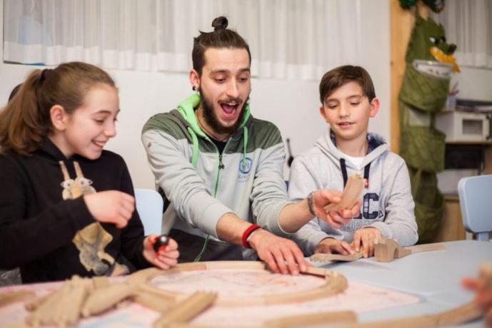 Animatori per bambini in Hotel Dolomiti Corvata 